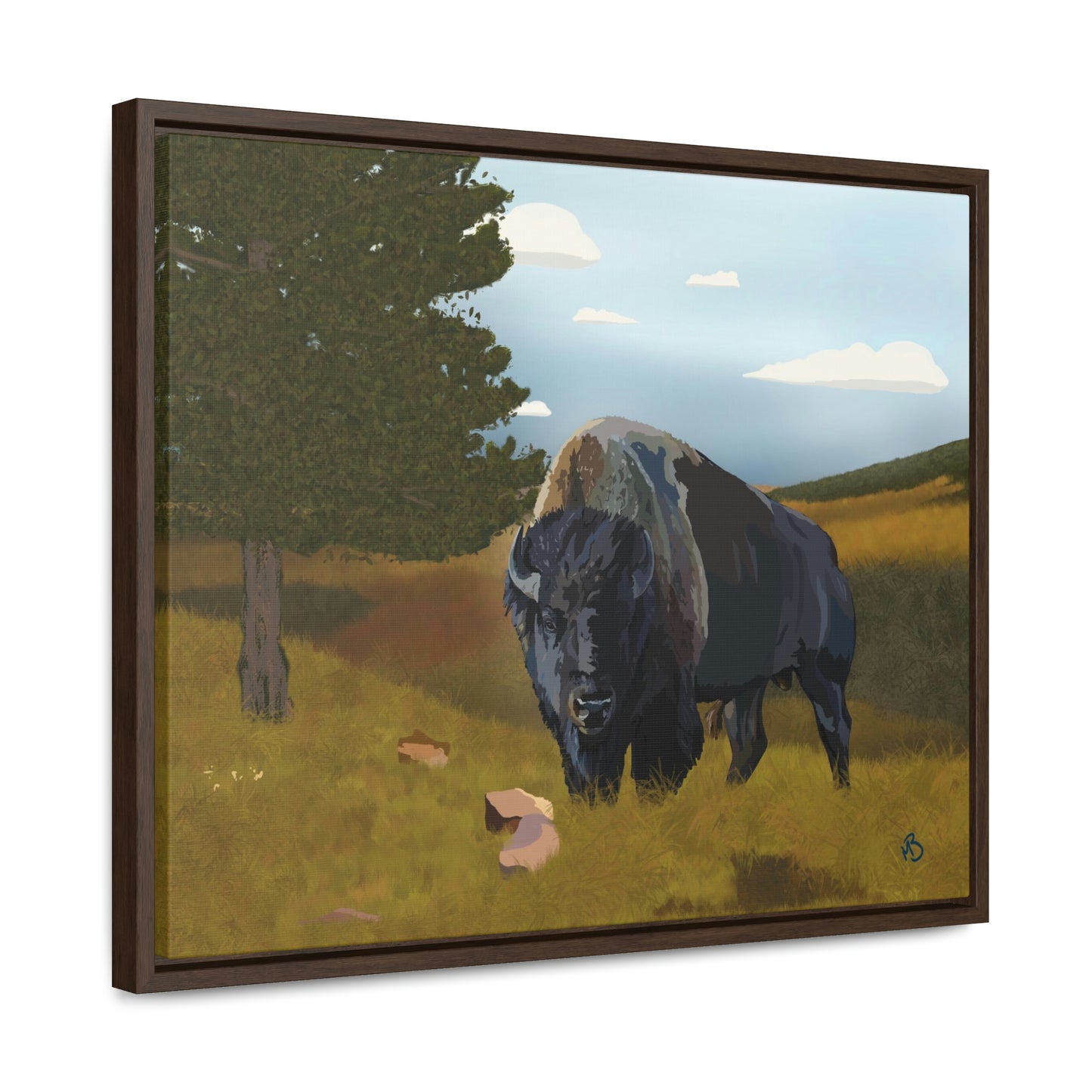 Canvas - Buffalo Roam
