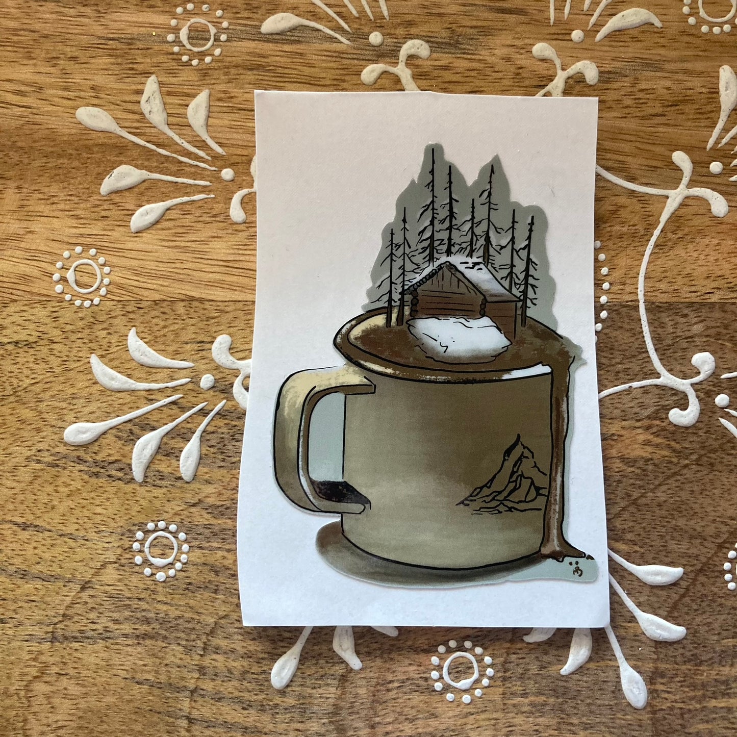 Cabin Cocoa Sticker
