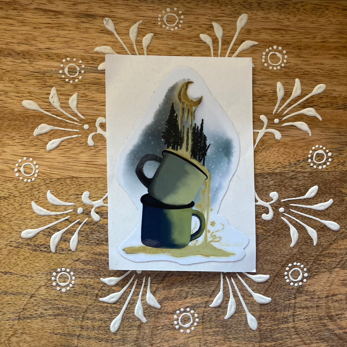 My Cup Overflows Sticker