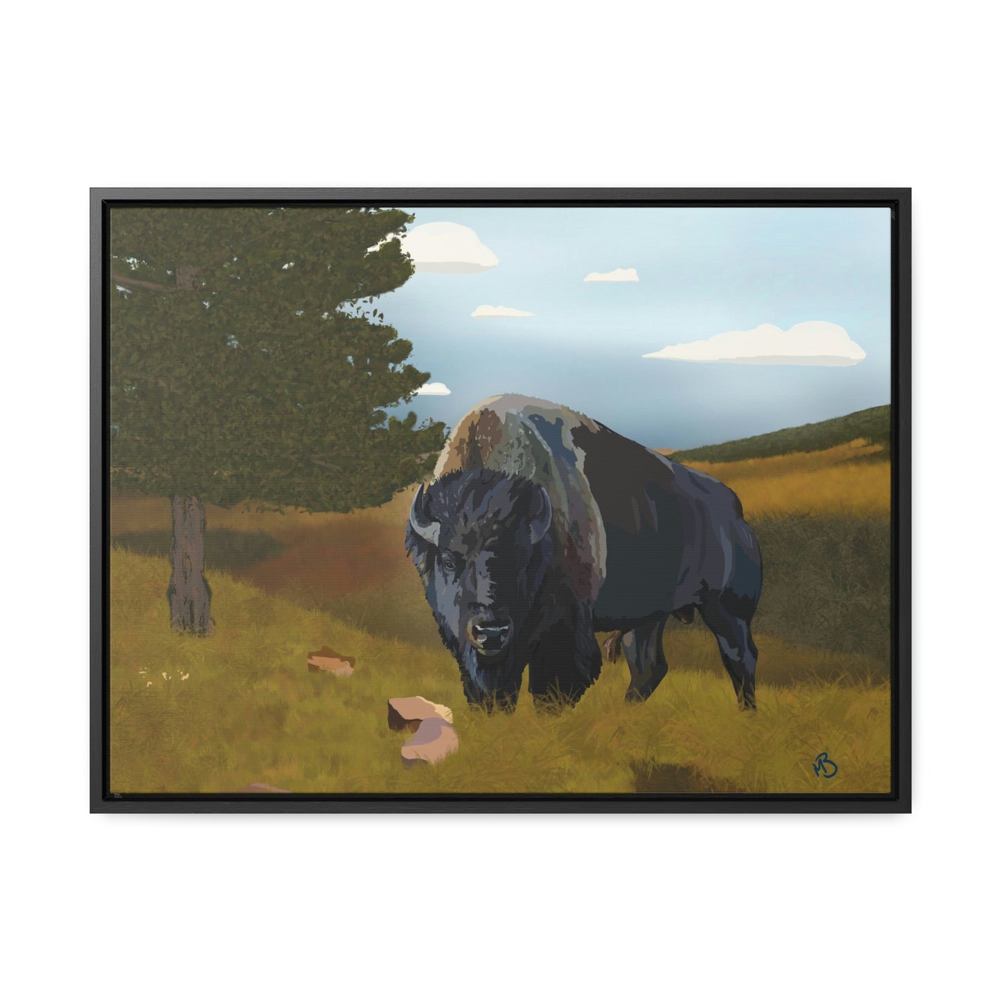 Canvas - Buffalo Roam