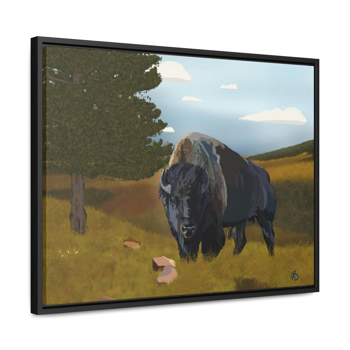 Canvas - Buffalo Roam