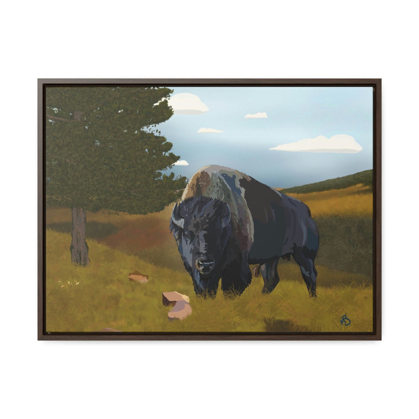 Canvas - Buffalo Roam