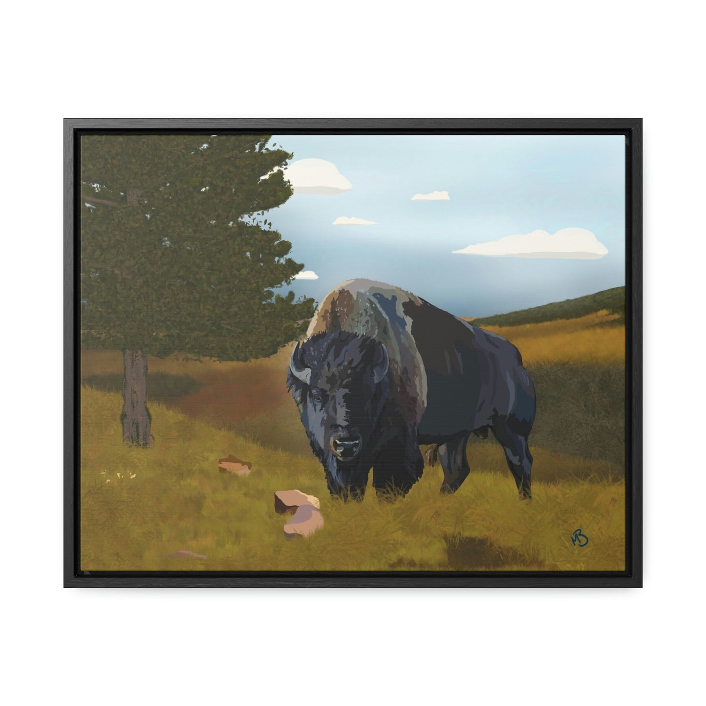 Canvas - Buffalo Roam