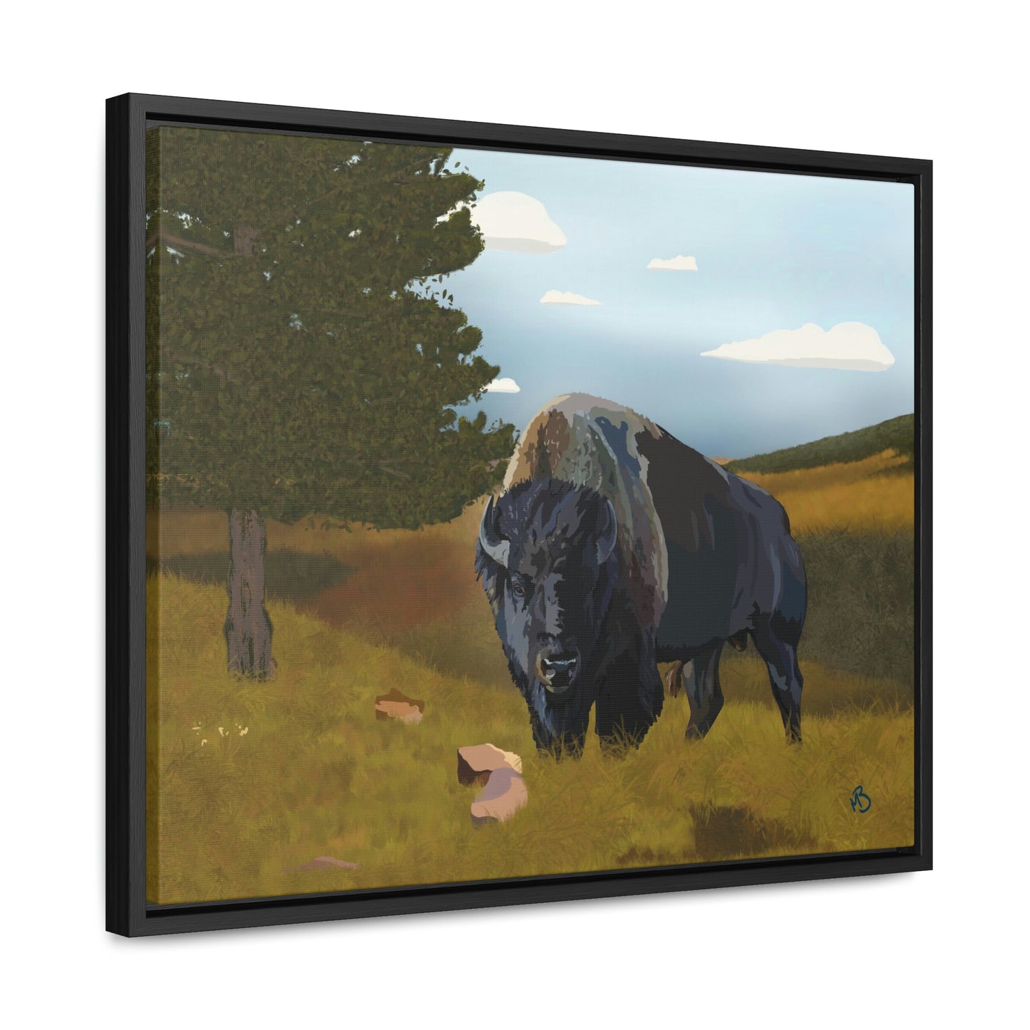 Canvas - Buffalo Roam