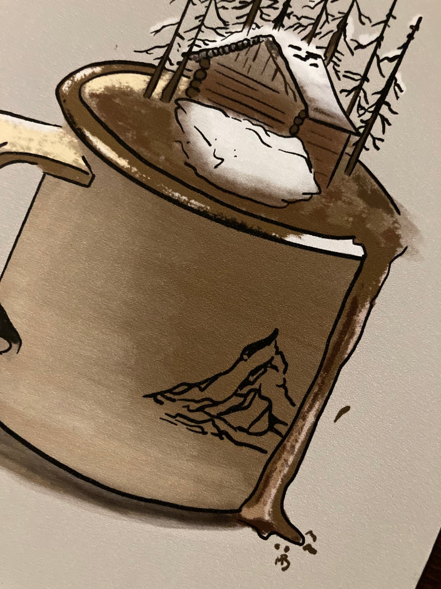 Cabin Cocoa Print