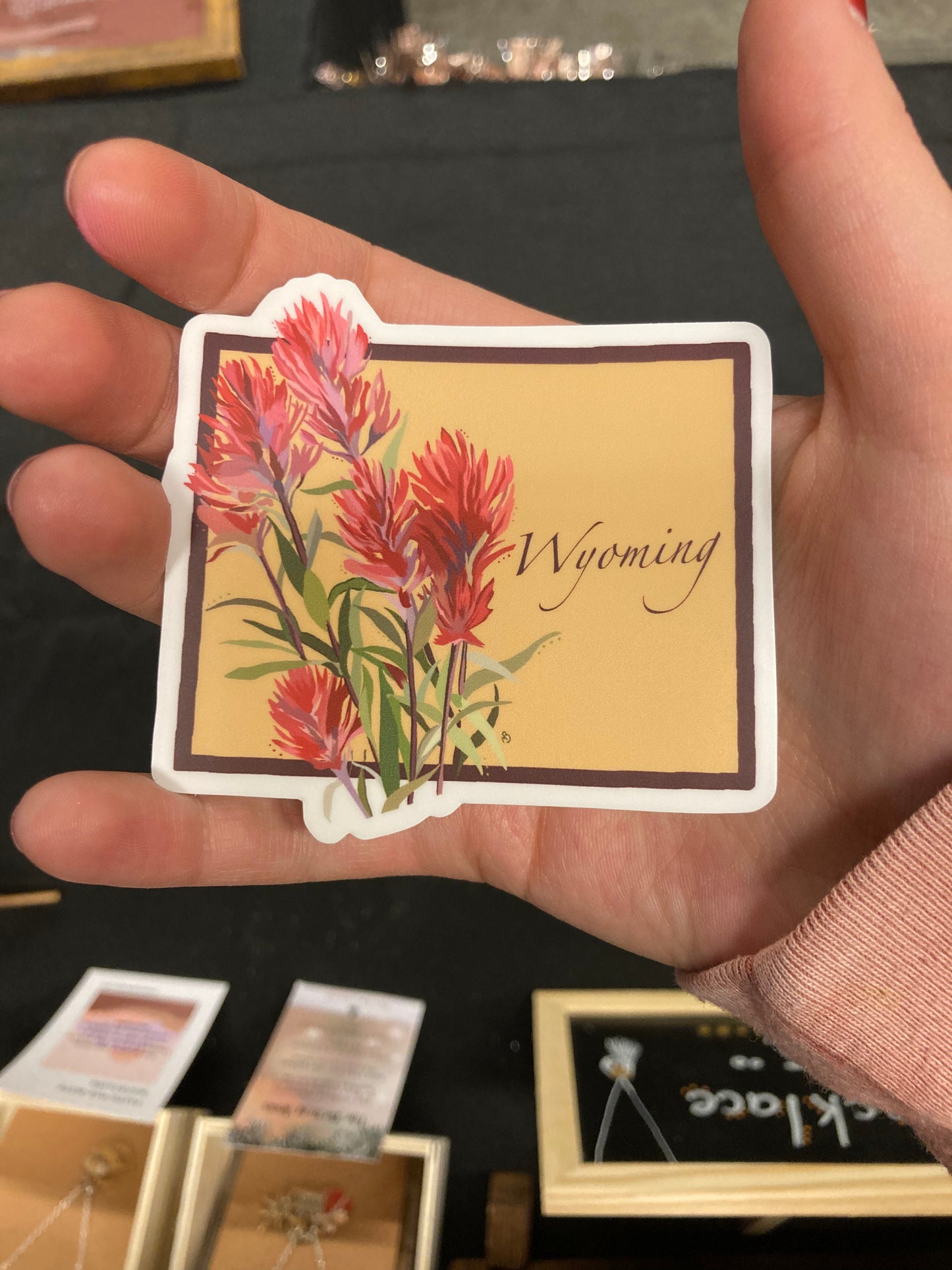 Wyoming State Flower Sticker