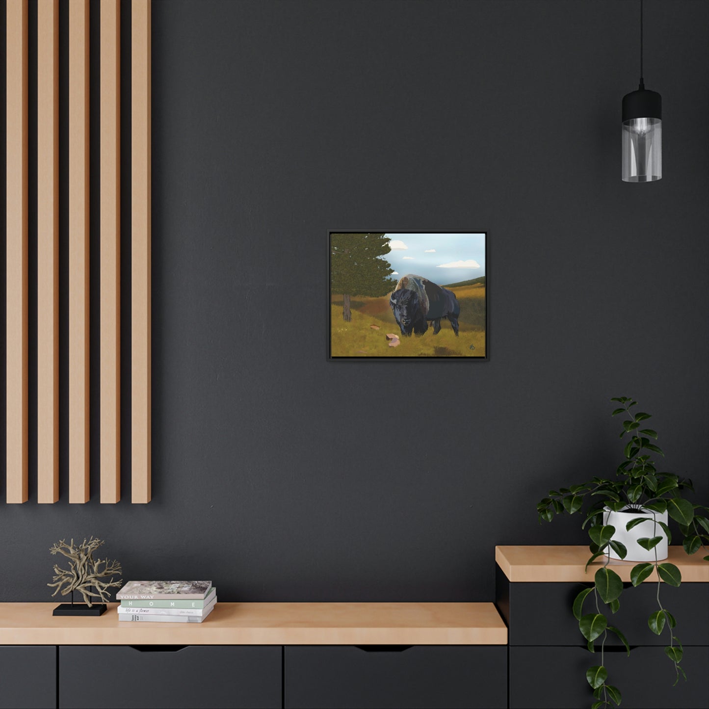 Canvas - Buffalo Roam