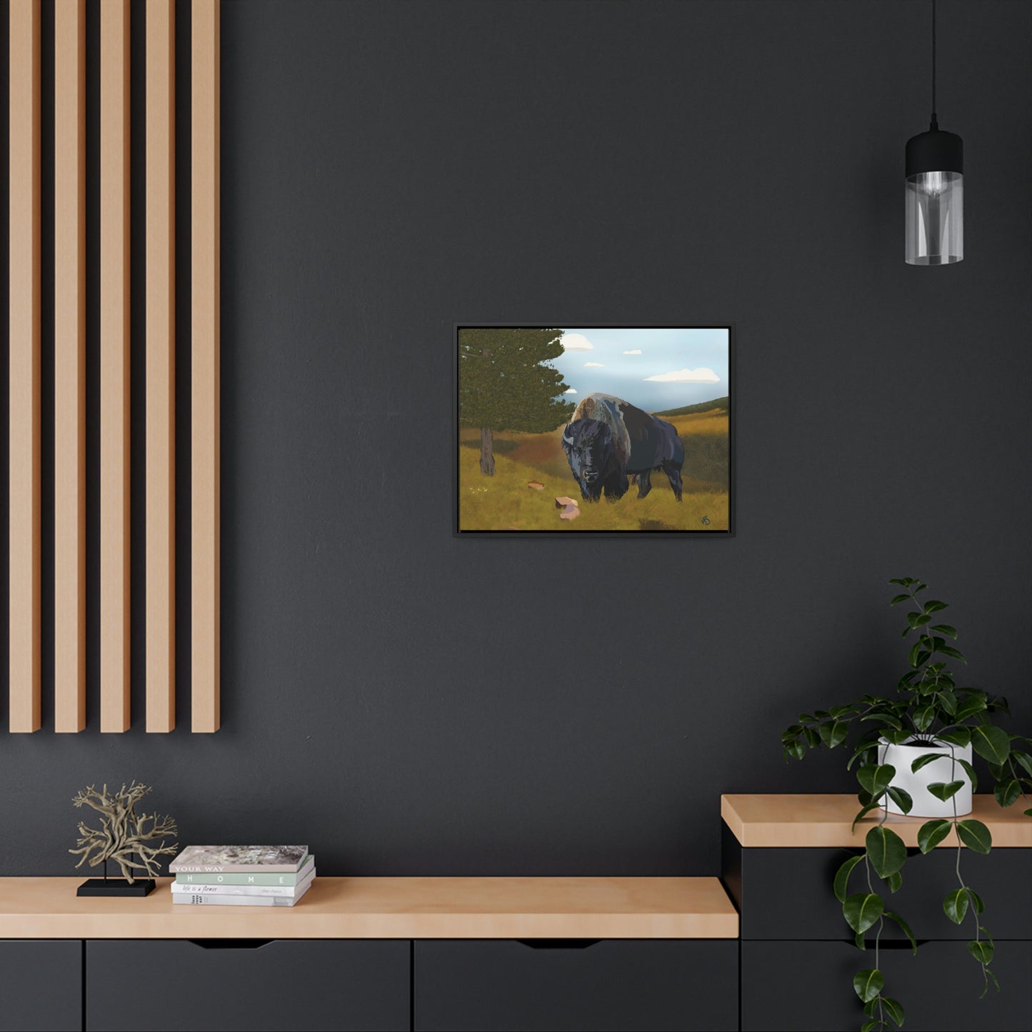 Canvas - Buffalo Roam