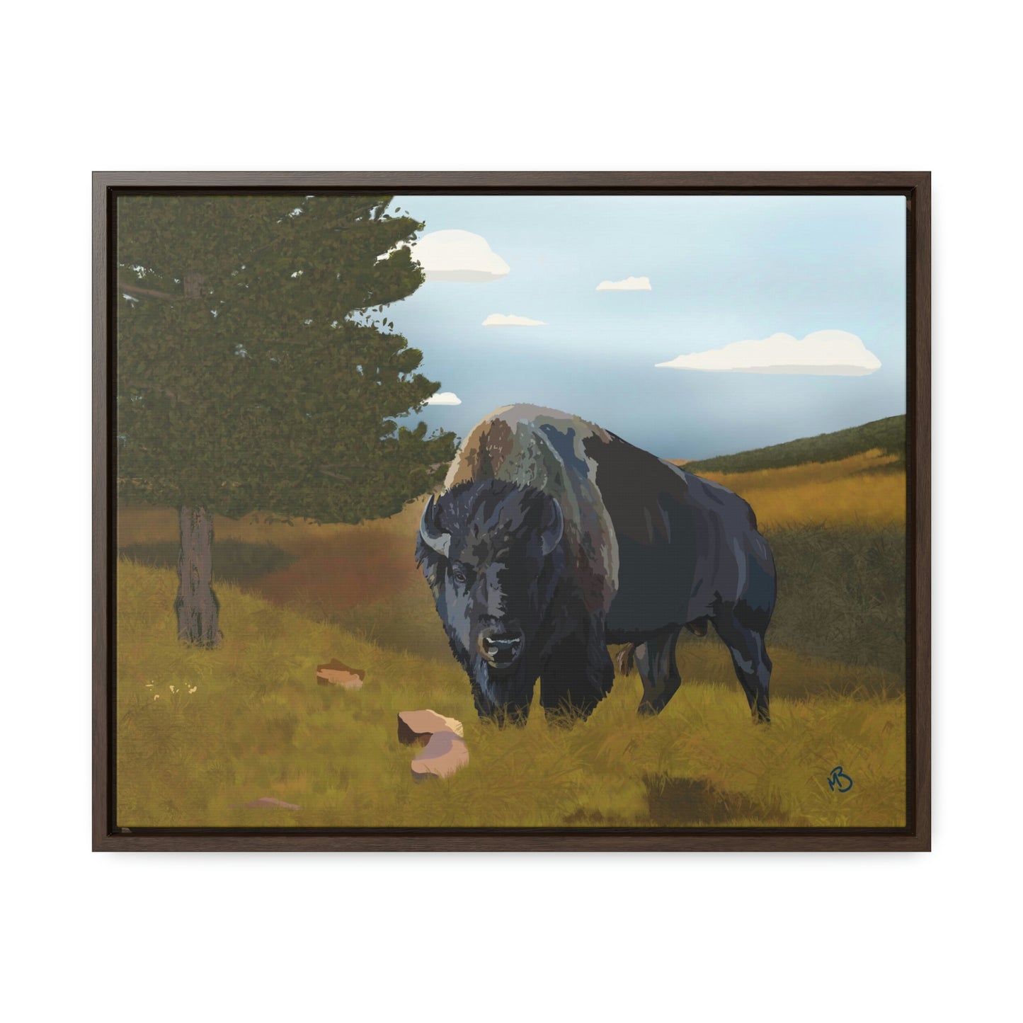 Canvas - Buffalo Roam