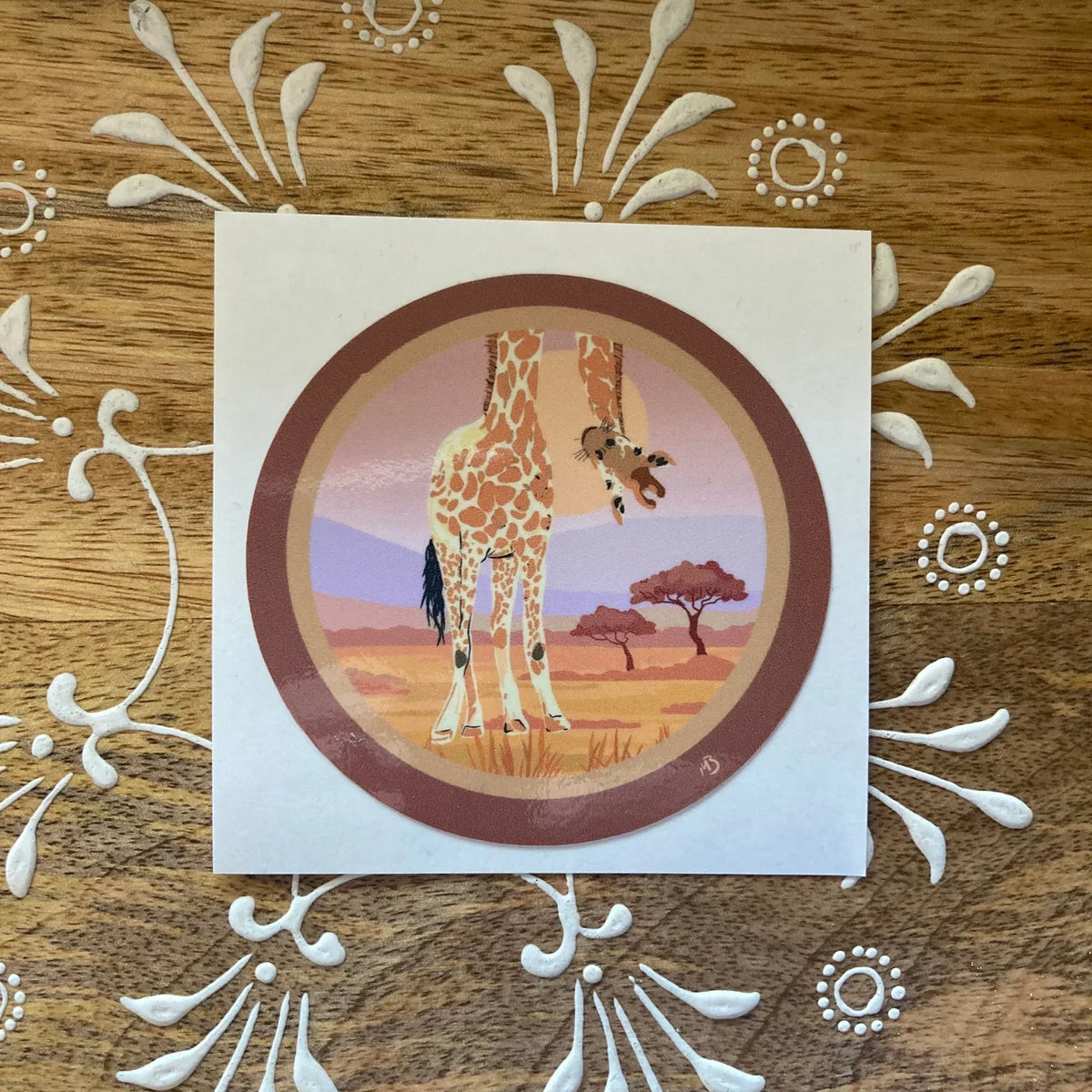 Giraffe Sticker