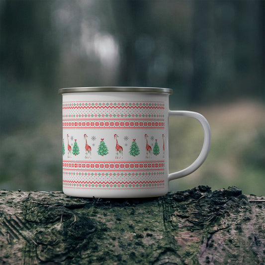 Wild Holiday Enamel Camping Mug