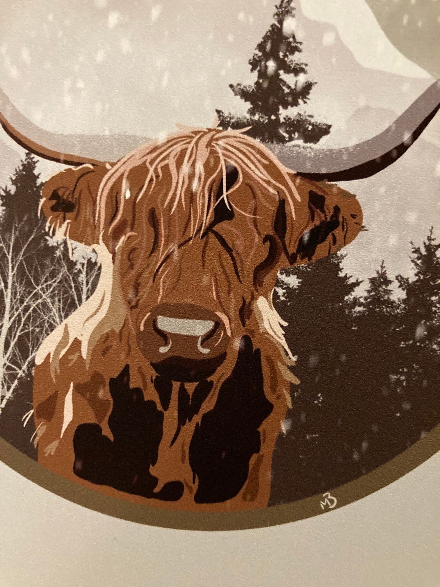 Highlander Cow Print