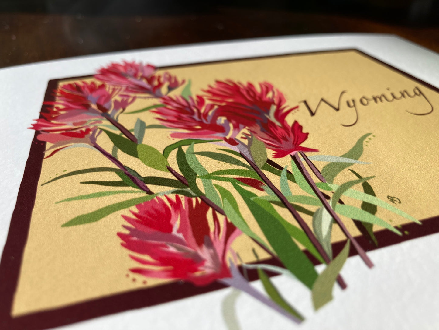 Wyoming Flower Print