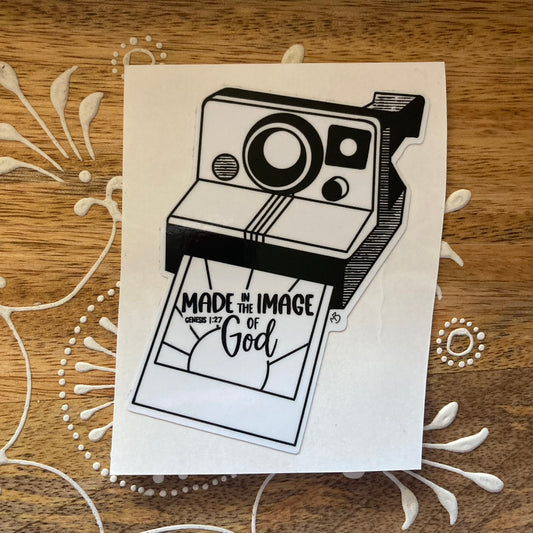 Made in the Image of God Sticker