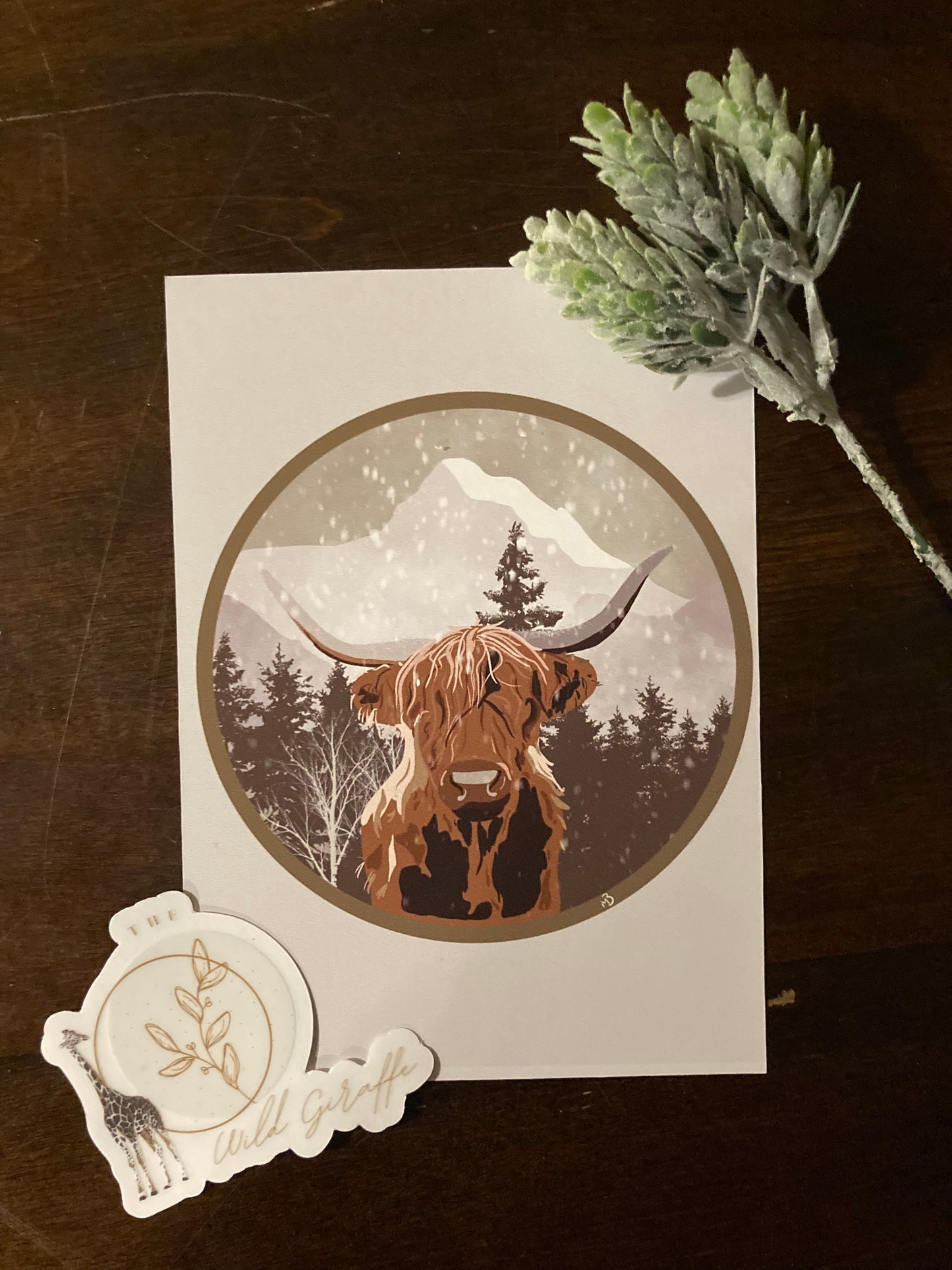 Highlander Cow Print