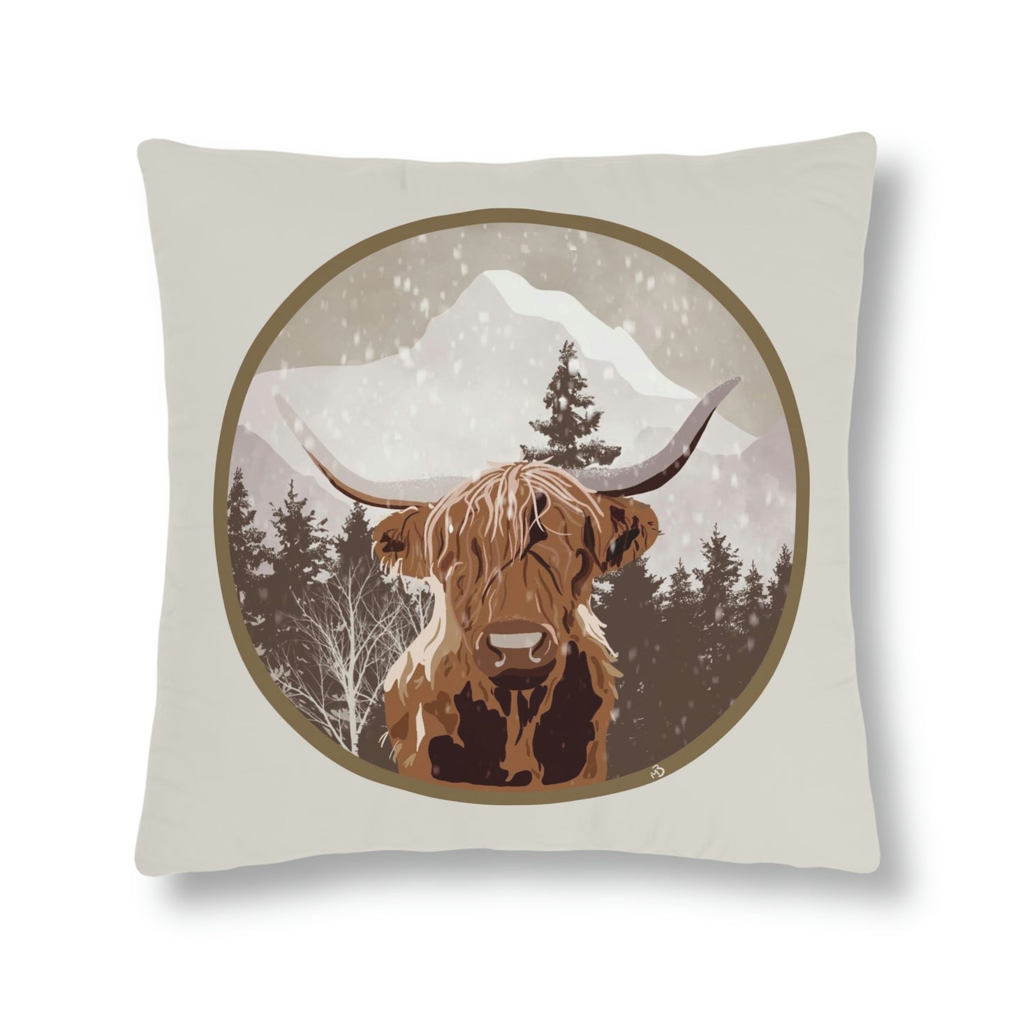 Waterproof Pillows - Highlander Cow