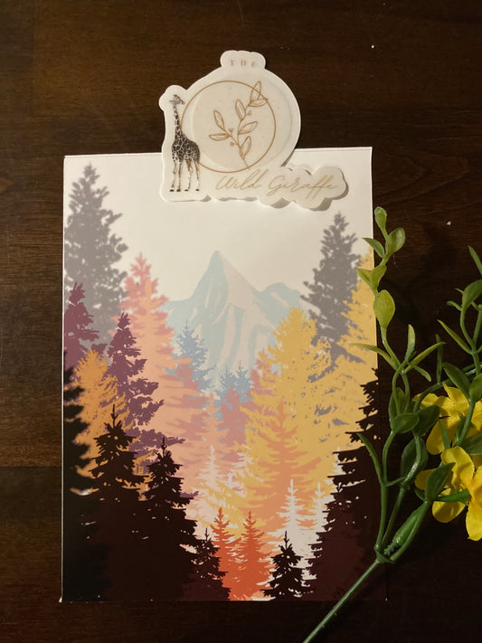 Golden Mountainside Print