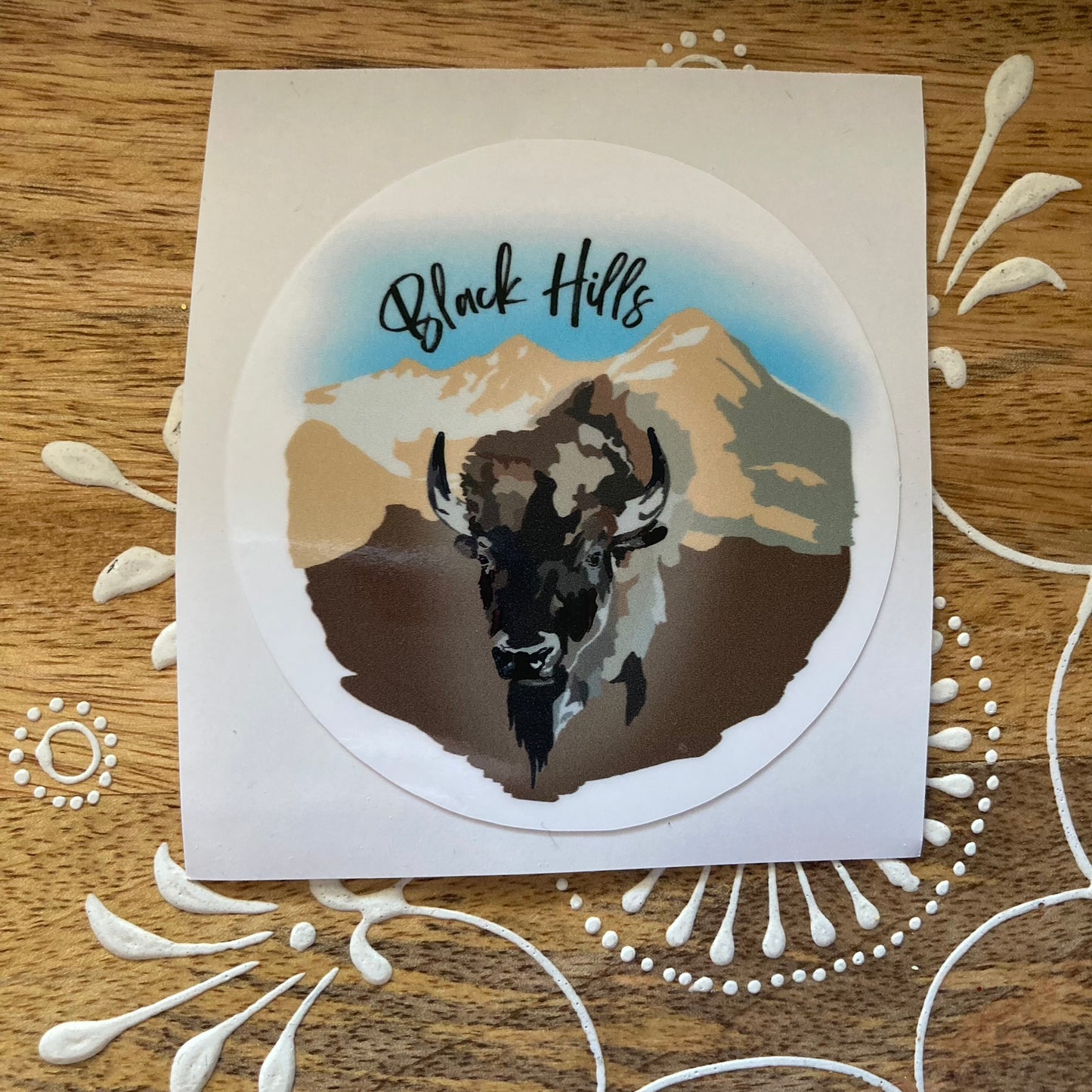 Black Hills Buffalo Head Sticker