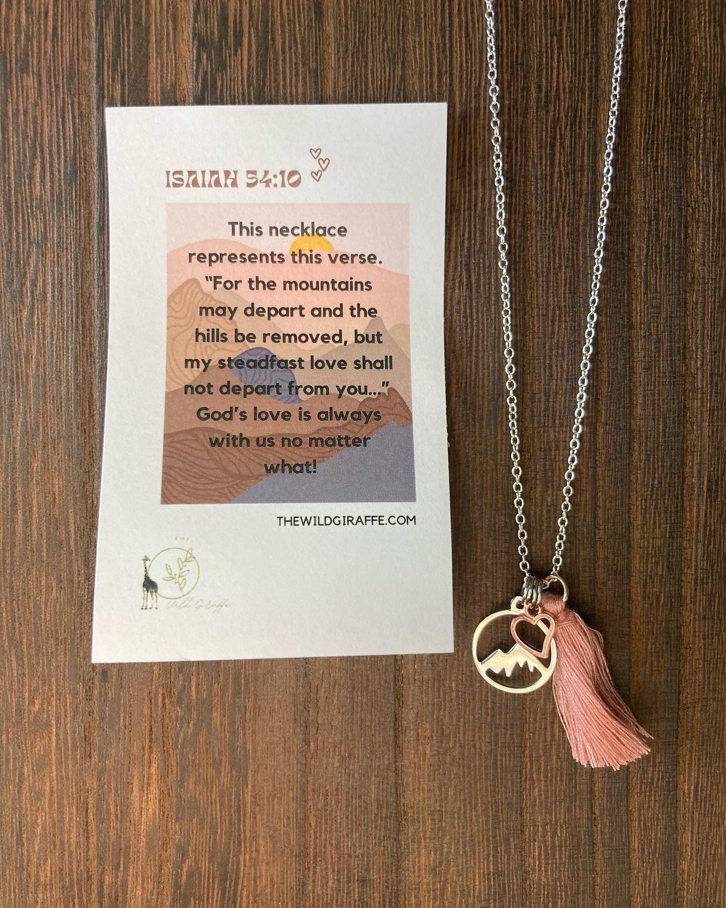 Isaiah 54:10 Necklace