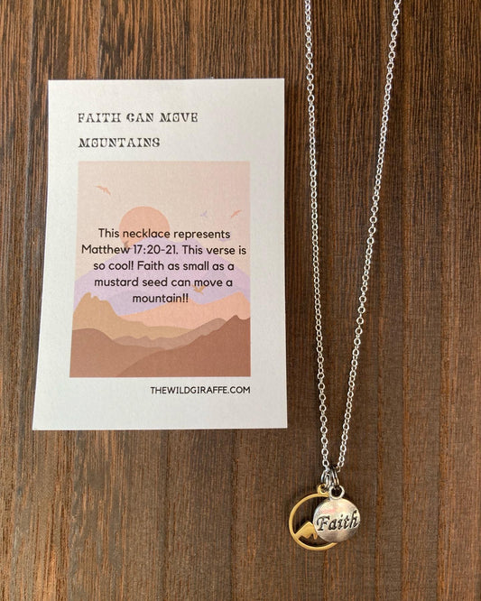 Faith Can Move Mountains Necklace