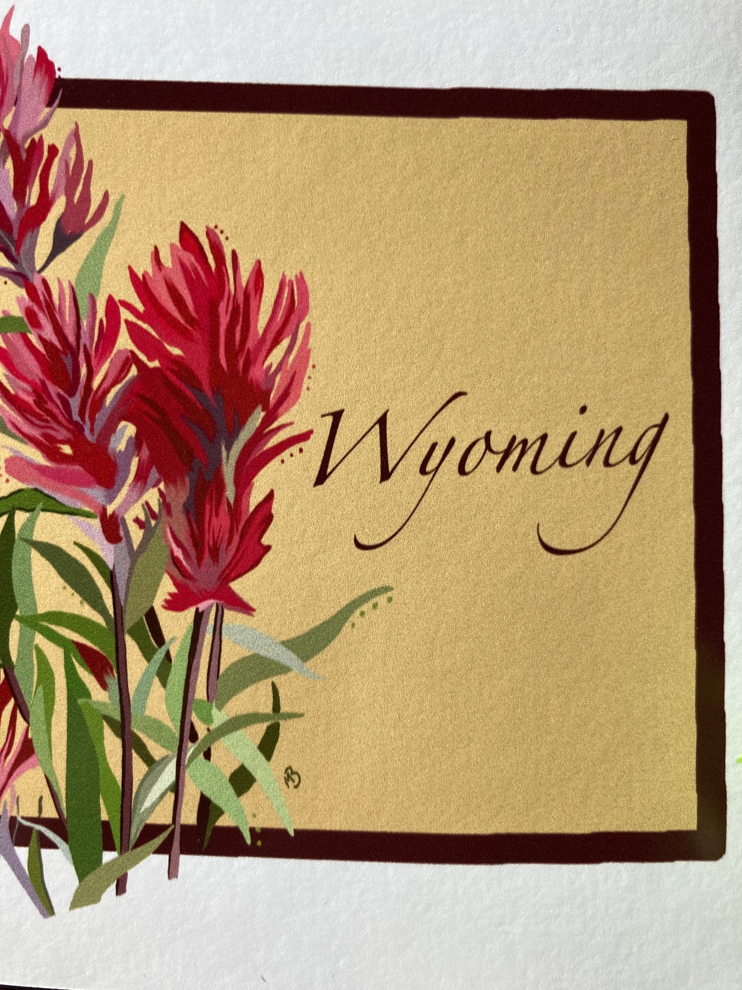 Wyoming Flower Print