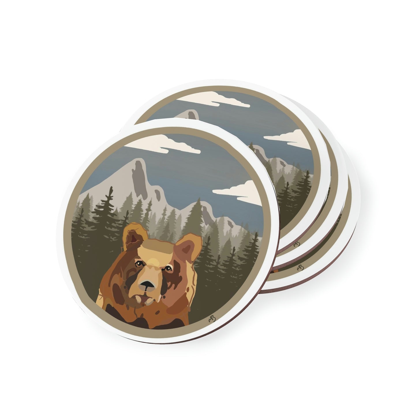 Coasters - Bear